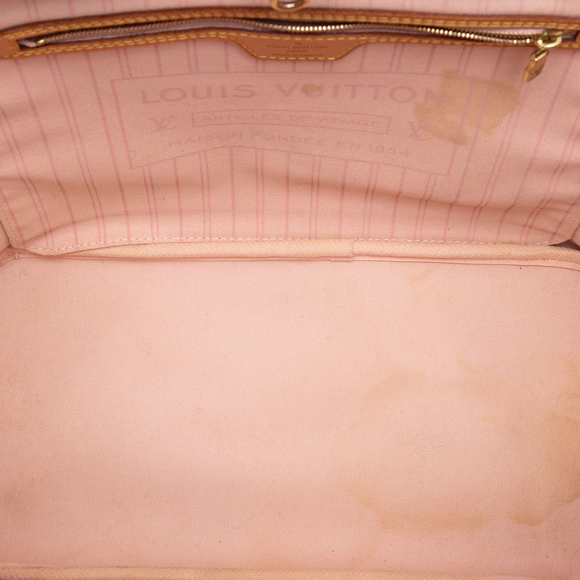 Pre-Loved Louis Vuitton Damier Azur Neverfull MM - Picture 4 of 7